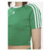 Adidas Tričko 3-Stripes Baby IP0666 Zelená Slim Fit