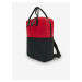 Čierno-červený dámsky batoh SAM 73 Avon