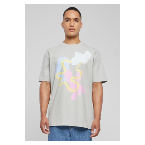 Abstract oversize t-shirt of light asphalt mister tee