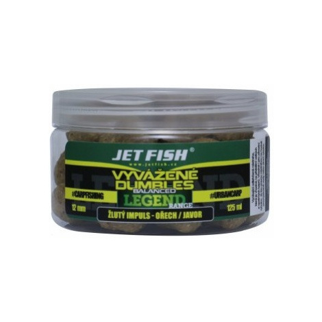 Jet fish vyvážené dumbles legend range 200 ml 12 mm - žltý impuls orech javor