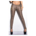 Sexi KouCla skinny nohavice so zipsami black