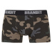 Men's Boxer Shorts Logo 2 Pack Dark Camouflage/Black