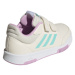 Dievčenská rekreačná obuv ADIDAS Tensaur Sport 2.0 CF K chalk white flash aqua bliss lilac