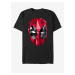 Čierne unisex tričko Marvel Poly Deadpool