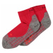FALKE Športové ponožky 'RU4 Short'  sivá melírovaná / ružová