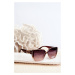 Women's Sunglasses with Decorative Detailing UV400 Brown