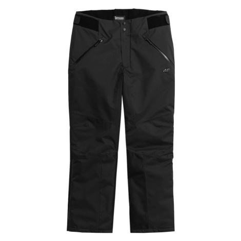 4F Outdoorové nohavice  čierna