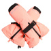 Alpine Pro Vonko Detské rukavice s Ptx membránou KGLB020 neon salmon