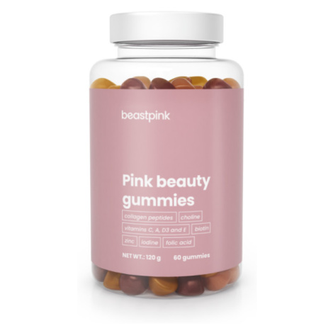 BeastPink Pink Beauty Gummies starfruit papaya cherry