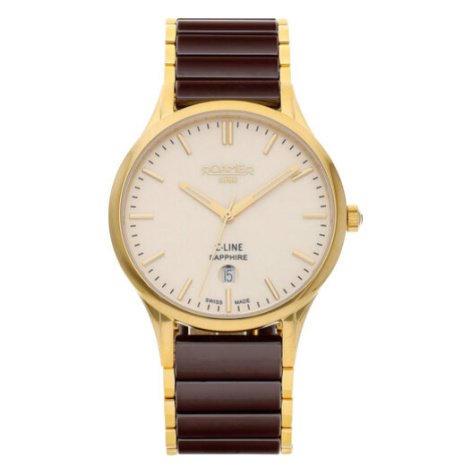 Roamer Hodinky C-Line 658833 48 35 63 Hnedá