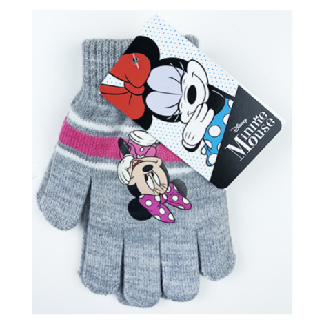 Detské rukavice - Minnie Mouse, sivé Cactus Clone