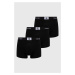 Boxerky Calvin Klein Underwear 3-pak pánske,čierna farba,000NB3528A