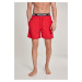 Two in One Swim Shorts Firered/WHT/BLK