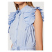 Rinascimento Košeľové šaty CFC0017910002 Modrá Regular Fit
