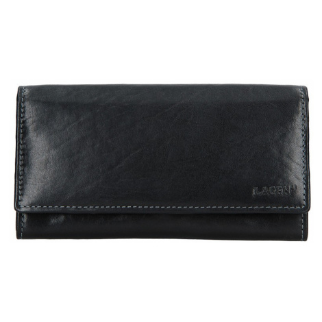 Dámska kožená peňaženka Lagen Ebony - černá