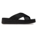 Calvin Klein Jeans Espadrilky Sporty Wedge Rope Sandal Mr YW0YW01364 Čierna