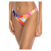 Viacfarebné kvetované plavkové nohavičky brazílskeho strihu Cheeky Brazilian Cut Bikini Summer F
