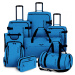 MODRÁ SADA CESTOVNÝCH KUFROV ROOK 1809, SET OF 7 SUITCASES WINGS, BLUE