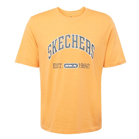 SKECHERS Funkčné tričko 'PRESTIGE'  námornícka modrá / svetlooranžová / biela