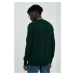 Vlnený sveter G-Star Raw pánsky, zelená farba, tenký,