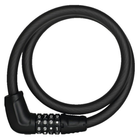 Abus 6412C/120 Black Oceľové lanko-Zámok