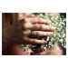 OLIVIE Snubný strieborný prsteň 3720