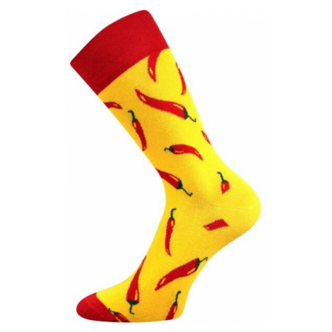 Lonka PAPRIČKY Unisex ponožky, žltá, veľkosť