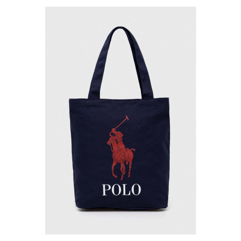 Detská kabelka Polo Ralph Lauren tmavomodrá farba