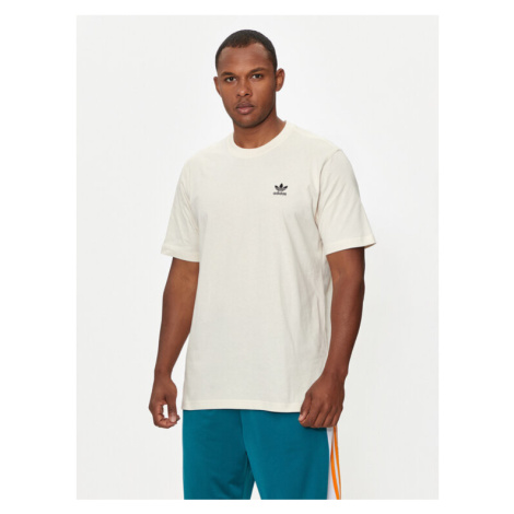 Adidas Tričko Trefoil Essentials IZ2102 Écru Regular Fit