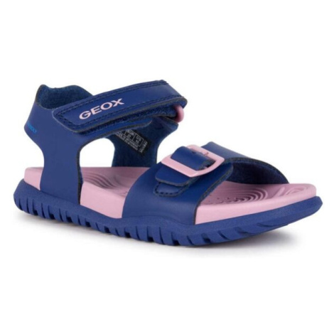 Geox J SANDAL FUSBETTO G. A Detské dievčenské sandále, tmavo modrá, veľkosť