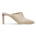 Calvin Klein Šľapky Heel Mule Pump 70 LTH HW0HW02091 Écru