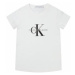 Calvin Klein Jeans Tričko Monogram Logo IU0IU00068 Biela Regular Fit