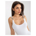 Biele body s okrúhlym výstrihom na chrbte NM-BO-L55148.16-white