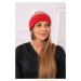 Women's cap Samara K346 raspberry+ecru