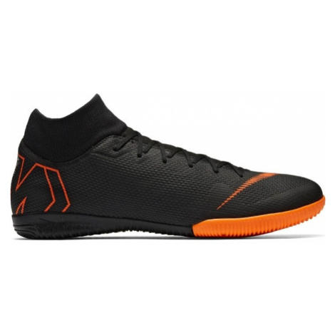 Nike SUPERFLYX 6 ACADEMY IC Pánske futsalové kopačky, čierna,oranžová, veľkosť