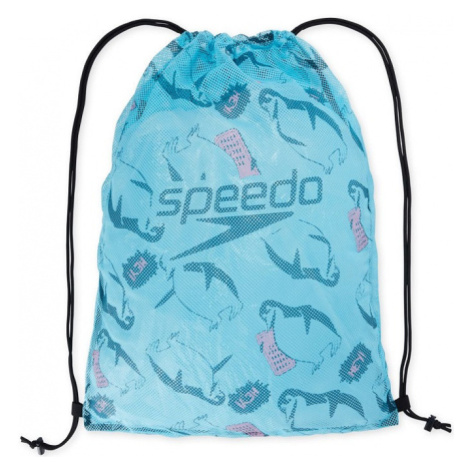 Speedo printed mesh bag svetlo modrá