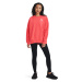 Mikina Under Armour Essential Flc Os Crew Venom Red