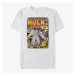 Queens Marvel Avengers Classic - Hulk ComicCover Unisex T-Shirt White