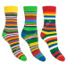 SOCKS4FUN Zimné ponožky W-3134-pruhy-1 k.1