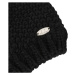 Lewro COALLA Dievčenská pletená čiapka, čierna, veľkosť