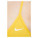 Plavková podprsenka Nike oranžová farba, mäkké košíky