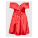 Liu Jo Koktejlové šaty CA2372 T3097 Červená Regular Fit