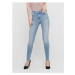 Blue skinny fit cropped jeans ONLY Blush - Women's