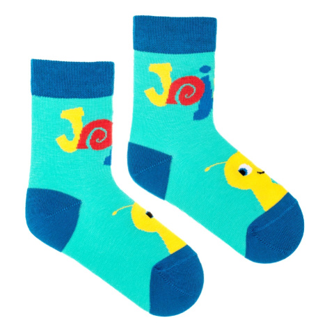 Detské ponožky Jojko tyrkysový Fusakle