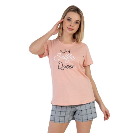 Dámske pyžamo Selfie Queen ružové Vienetta Secret