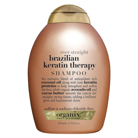 OGX Brazilian keratin smooth- zjemňujúci šampón na vlasy385ml