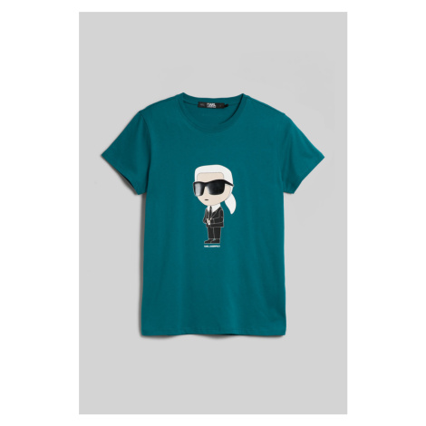Tričko Karl Lagerfeld Ikonik 2.0 Karl T-Shirt Zelená
