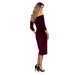 Made Of Emotion Dress M559 Maroon