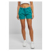 Women's Stone Washed Shorts - Watergreen