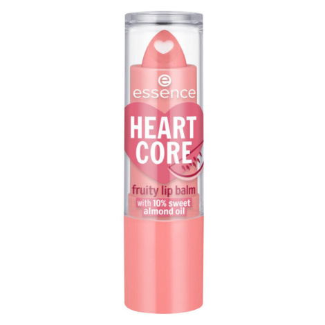 Essence  Heart Core Fruity Lip Balm - 03 Wild Watermelon  Starostlivosť & podkladové bázy na per